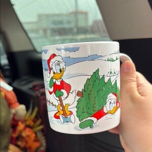 Disney Christmas Mug with Donald Duck